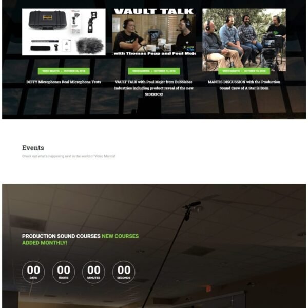 Customized Web Development video mantis
